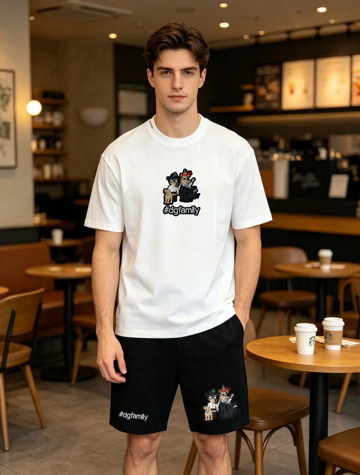190。 ⚜️D&G* New Arrival 🩳 T ❤️ Same Style. .Premium dg ， Classic . 。 ！！！ . ， .Hot Sale ！ . ：Black.White.Khaki.Sizes：M-3XL/29-36 ❗️（S 4XL ）175/140 L